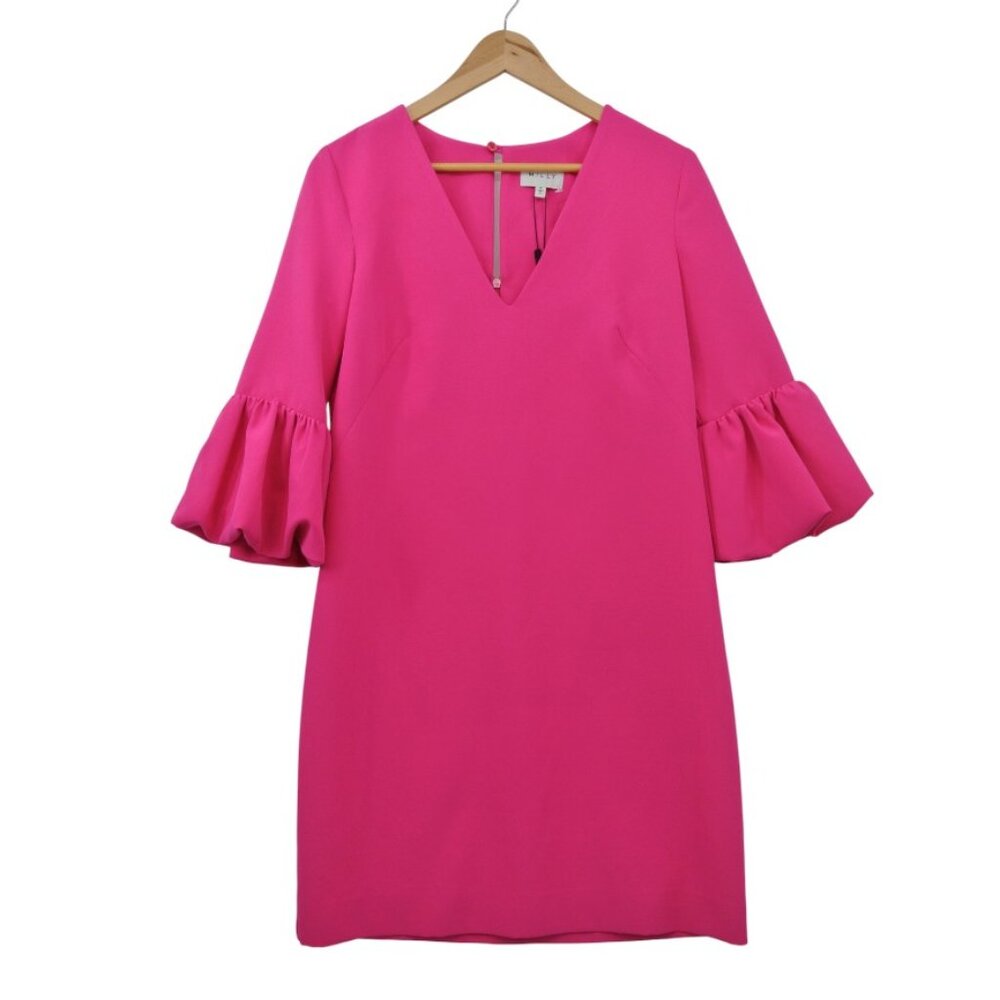 Milly Pink Stretch Sheath Cocktail‎ Dress Size 4